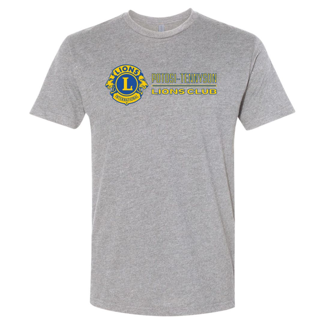 Full Color Lions Club Premium Sueded T-Shirt