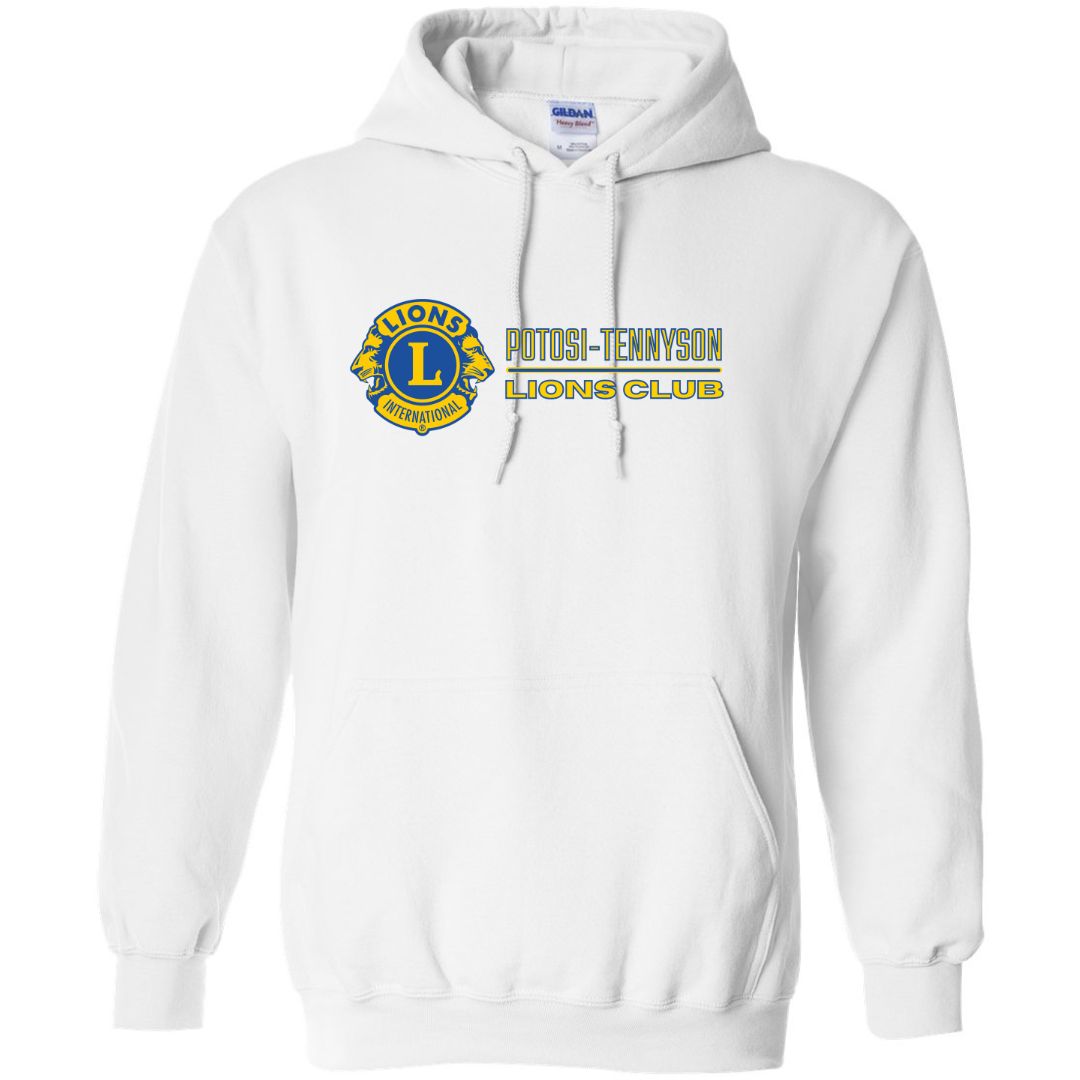 Full Color Lions Club Gildan Heavy Hoodie